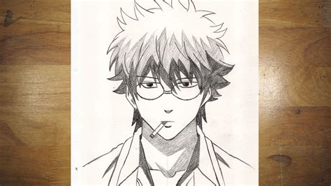 How to Draw Gintoki Sakata .